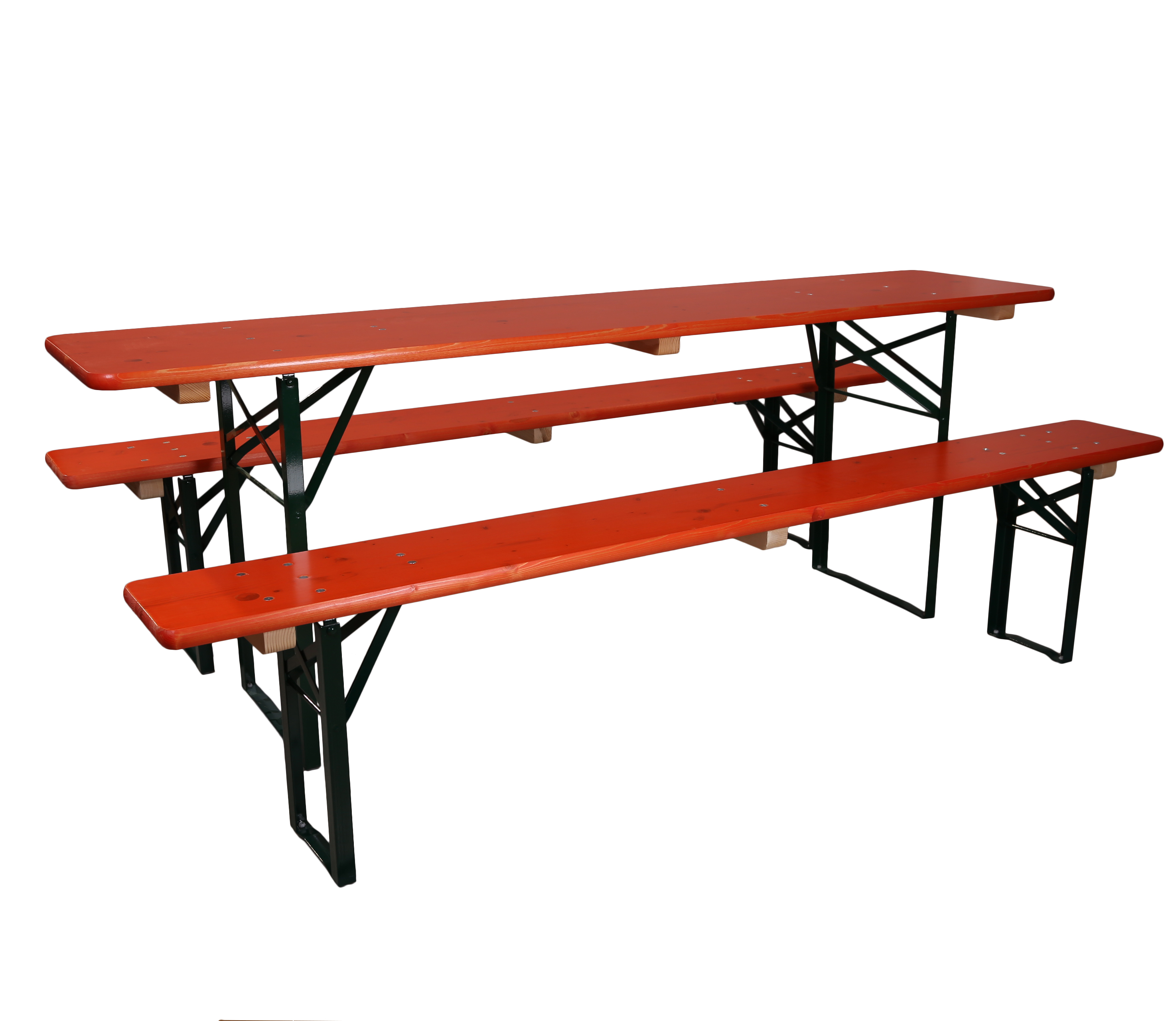 Festzeltgarnitur Brauerei Qualität orange 70 x 220 cm-1